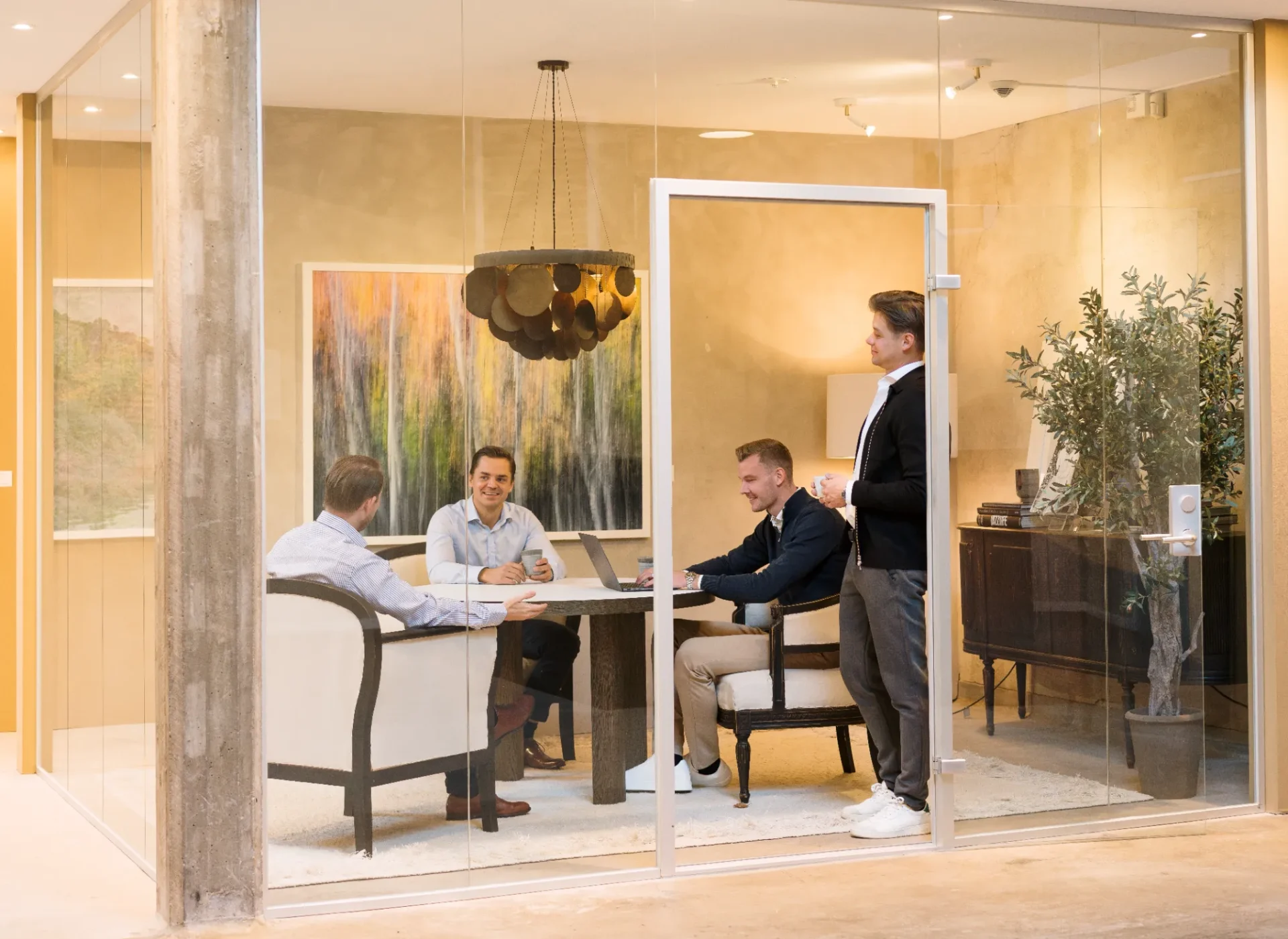 Professionella affärsmöten